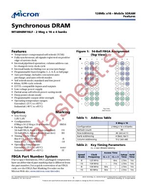 MT48H8M16LFB4-10 datasheet  